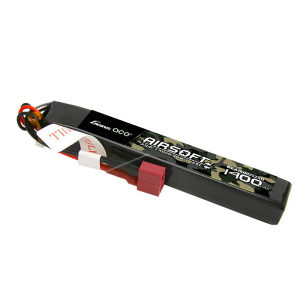 Akumulator Gens ace 25C 1400mAh 2S1P 7.4V Airsoft Gun Lipo z konektorem T - obrazek 2