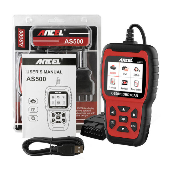 Skaner diagnostyczny OBD2 Ancel AS500/AC105 - obrazek 5