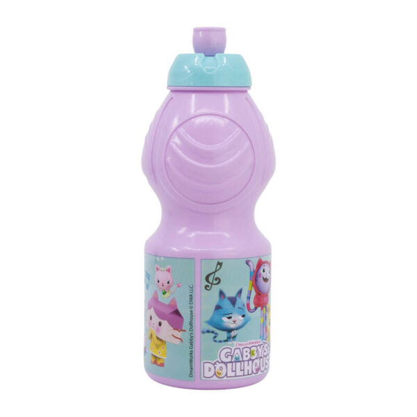 Sportowa butelka / Bidon STOR 21232 400 ml Koci Domek Gabi (różowa) - obrazek 2