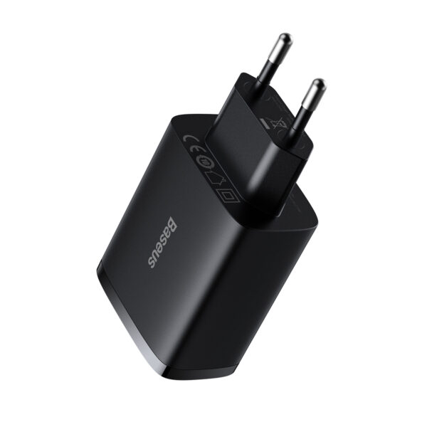 Baseus Ładowarka sieciowa Compact - 3xUSB - 17W (CCXJ020101) czarna - obrazek 5