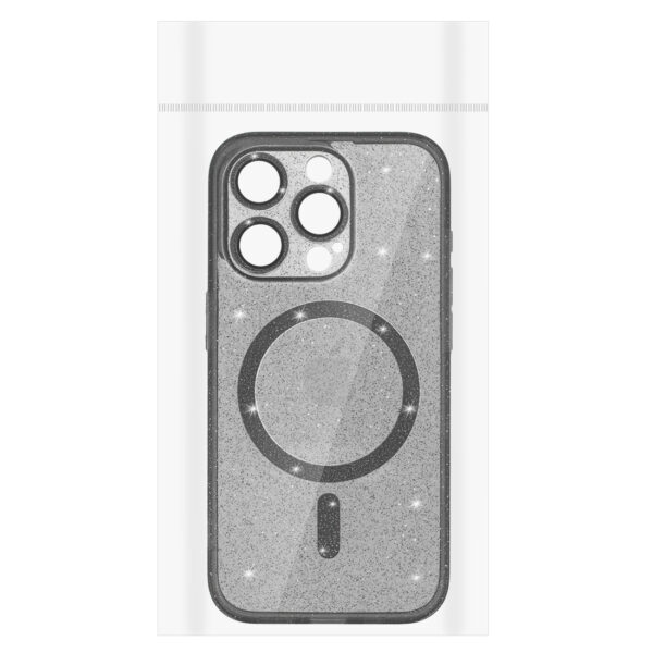 Etui Glitter Magsafe Case do Iphone 12 czarny clear - obrazek 8