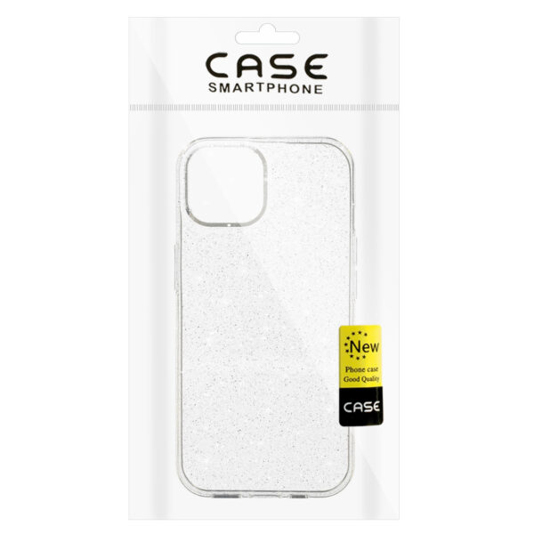 Etui Crystal Glitter Case do Iphone 13 Mini Srebrny - obrazek 6