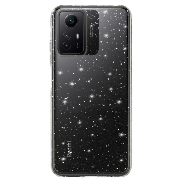 Etui Crystal Glitter Case do Xiaomi Redmi Note 12S Srebrny - obrazek 2