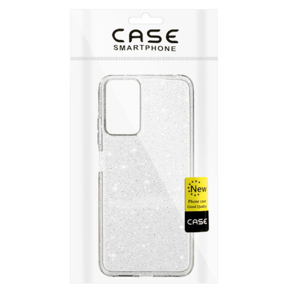 Etui Crystal Glitter Case do Xiaomi Redmi Note 12S Srebrny - obrazek 6