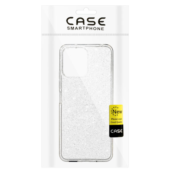 Etui Crystal Glitter Case do Xiaomi Redmi 12 Srebrny - obrazek 6