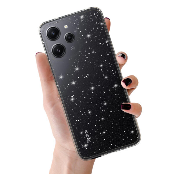 Etui Crystal Glitter Case do Xiaomi Redmi 12 Srebrny