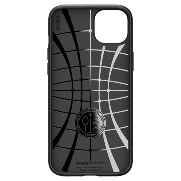 Spigen Liquid Air - Etui do iPhone 15 (Matte Black) - obrazek 4