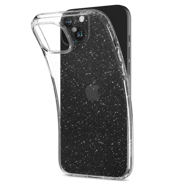 Spigen Liquid Crystal Glitter - Etui do iPhone 15 (Przezroczysty) - obrazek 6