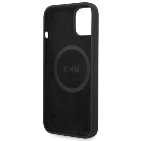 BMW Silicone Signature Logo Magsafe - Etui iPhone 14 Plus (czarny) - obrazek 8