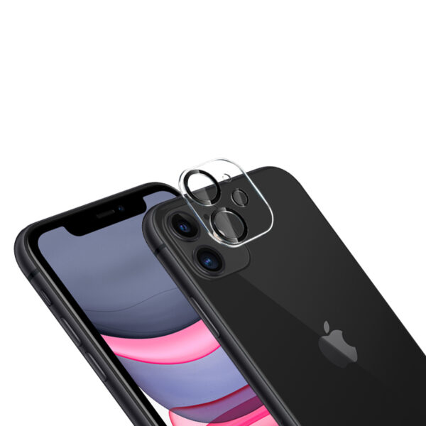 Crong Lens Shield - Szkło na aparat i obiektyw iPhone 11 - obrazek 2