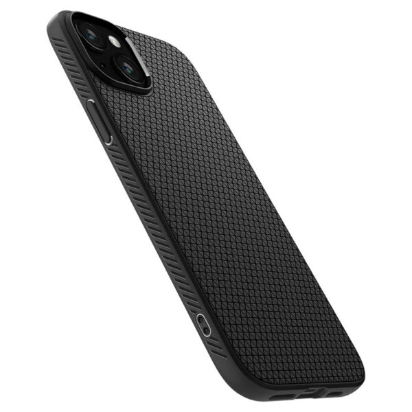 Spigen Liquid Air - Etui do iPhone 15 (Matte Black) - obrazek 9