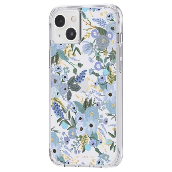 Rifle Paper Clear - Etui iPhone 14 Plus (Garden Party Blue) - obrazek 3