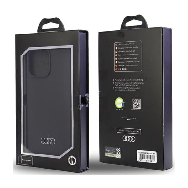 Audi Silicone Case - Etui iPhone 14 Pro Max (Czarny) - obrazek 6