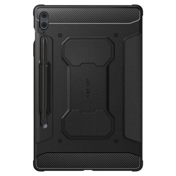 Spigen Rugged Armor Pro - Etui do Samsung Galaxy Tab S9 FE+ 12.4" (Czarny) - obrazek 3