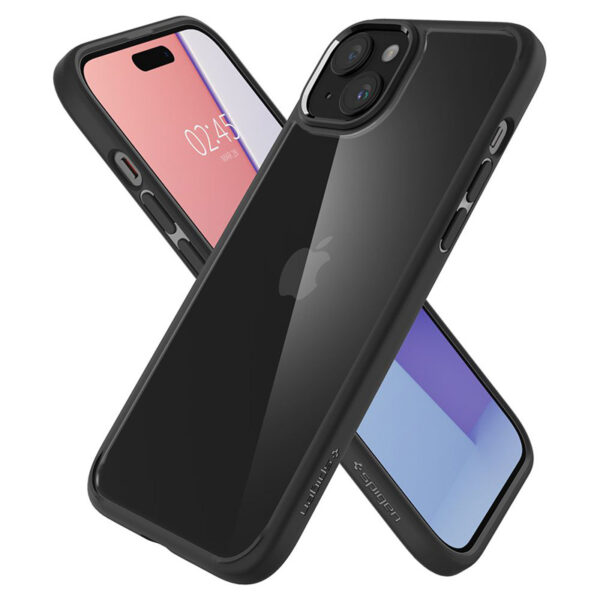 Spigen Ultra Hybrid - Etui do iPhone 15 (Matte Black) - obrazek 7