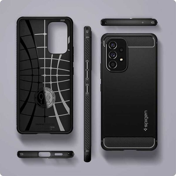 Spigen Rugged Armor - Etui do Samsung Galaxy A53 5G (Czarny) - obrazek 8