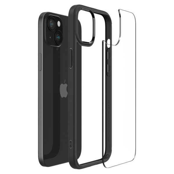 Spigen Ultra Hybrid - Etui do iPhone 15 (Matte Black) - obrazek 8