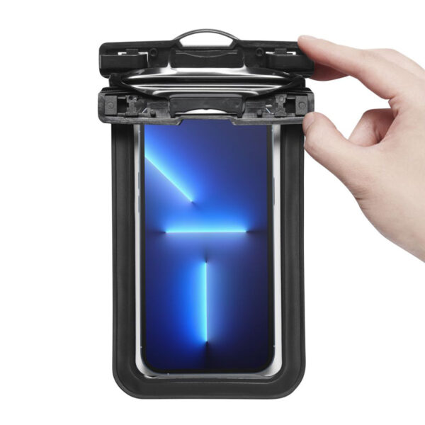 Spigen A601 Universal Waterproof Case - Etui do smartfonów do 6.9" (Czarny) - obrazek 4