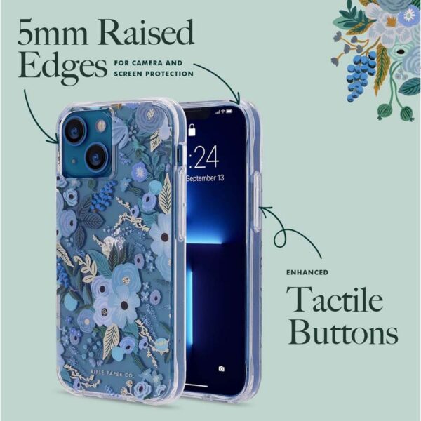 Rifle Paper Clear - Etui iPhone 14 Plus (Garden Party Blue) - obrazek 7