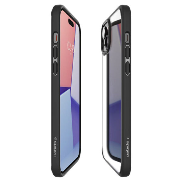 Spigen Ultra Hybrid - Etui do iPhone 15 (Matte Black) - obrazek 9