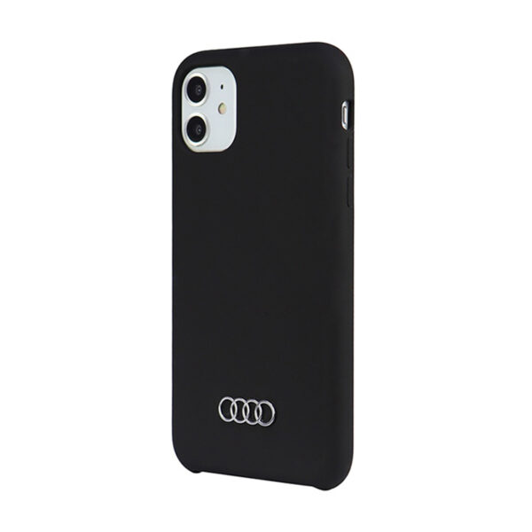 Audi Silicone Case - Etui iPhone 11 (Czarny) - obrazek 3