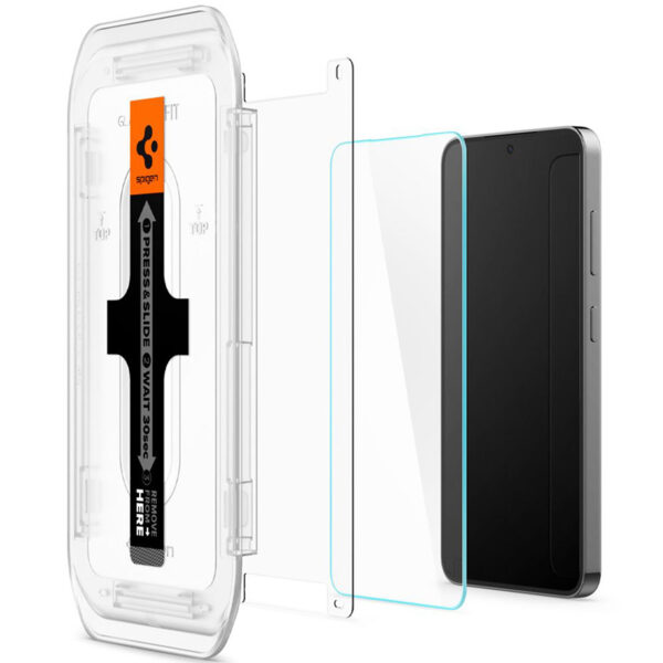 Spigen GLAS.TR EZ FIT 2-Pack - Szkło hartowane do Samsung Galaxy S24+ (2 sztuki) - obrazek 6