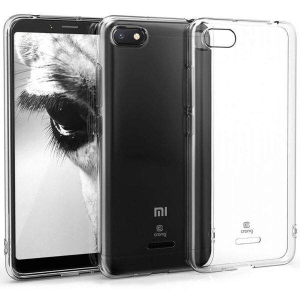 Crong Crystal Slim Cover - Etui Xiaomi Redmi 6A (przezroczysty) - obrazek 4