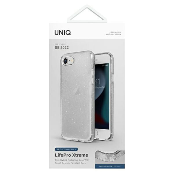 UNIQ LifePro Xtreme - Etui iPhone SE (2022/2020) / 8 / 7 (przezroczysty) - obrazek 5