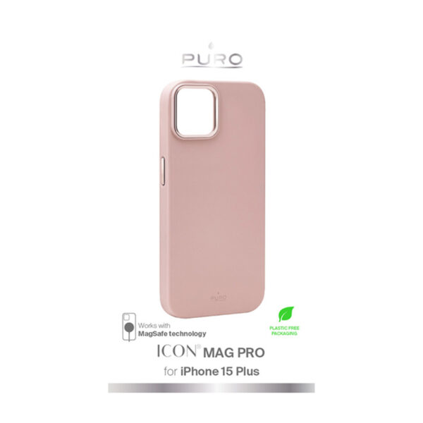 PURO ICON MAG PRO - Etui iPhone 15 Plus MagSafe (Rose) - obrazek 3