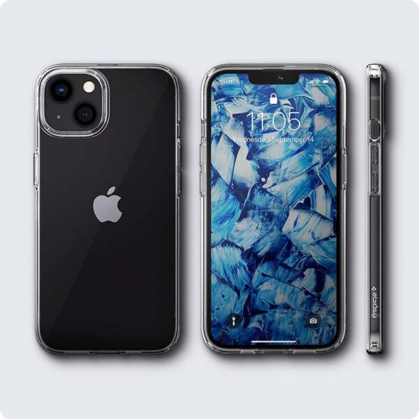 Spigen Liquid Crystal - Etui do iPhone 13 Mini (Przezroczysty) - obrazek 7