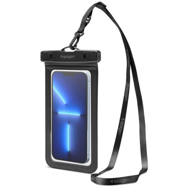 Spigen A601 Universal Waterproof Case - Etui do smartfonów do 6.9" (Czarny) - obrazek 8