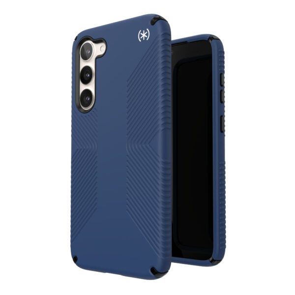 Speck Presidio2 Grip - Antypoślizgowe etui Samsung Galaxy S23+ (Coastal Blue/Black) - obrazek 5