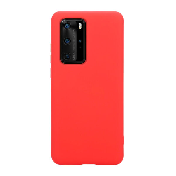 Crong Color Cover - Etui Huawei P40 Pro (czerwony) - obrazek 2