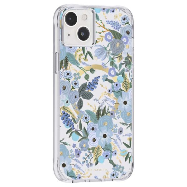 Rifle Paper Clear MagSafe - Etui iPhone 14 Plus (Garden Party Blue) - obrazek 2