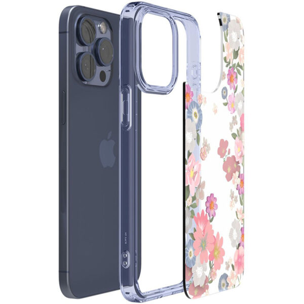 Spigen Ultra Hybrid - Etui do iPhone 15 Pro (Blossom) - obrazek 3