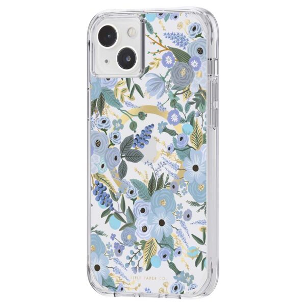 Rifle Paper Clear MagSafe - Etui iPhone 14 Plus (Garden Party Blue) - obrazek 3