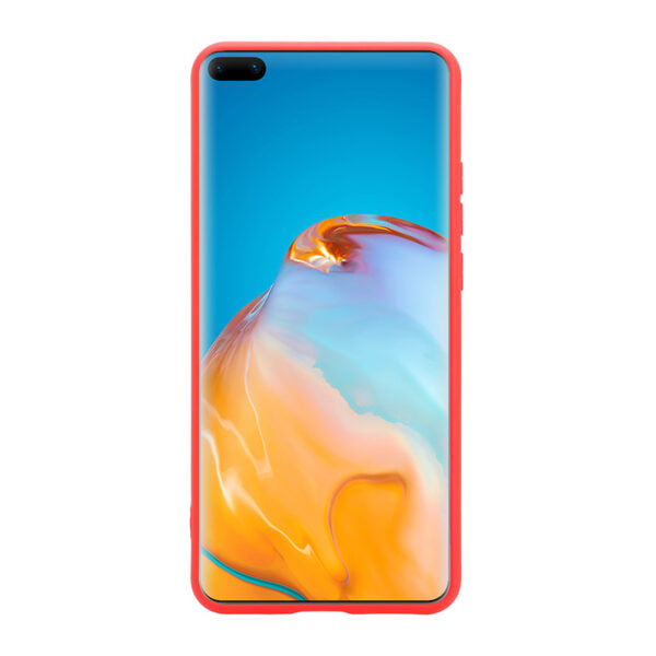 Crong Color Cover - Etui Huawei P40 Pro (czerwony) - obrazek 3