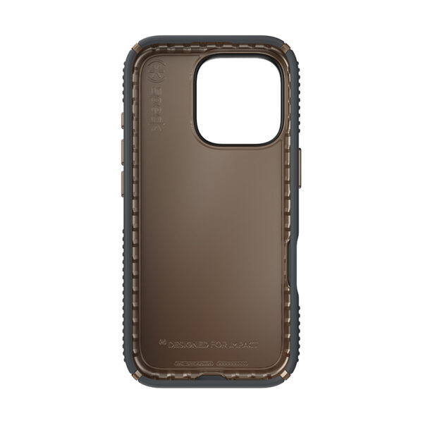 Speck Presidio2 Grip - Etui iPhone 16 Pro (Charcoal Grey / Cool Bronze / White) - obrazek 5