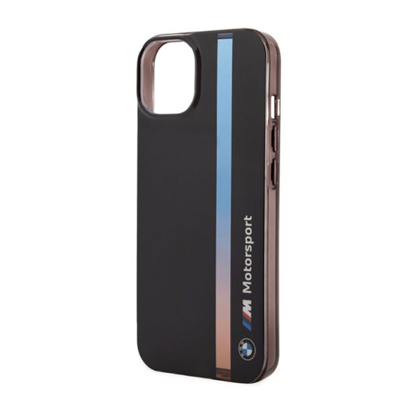 BMW Tricolor Stripe - Etui iPhone 14 (Czarny) - obrazek 6