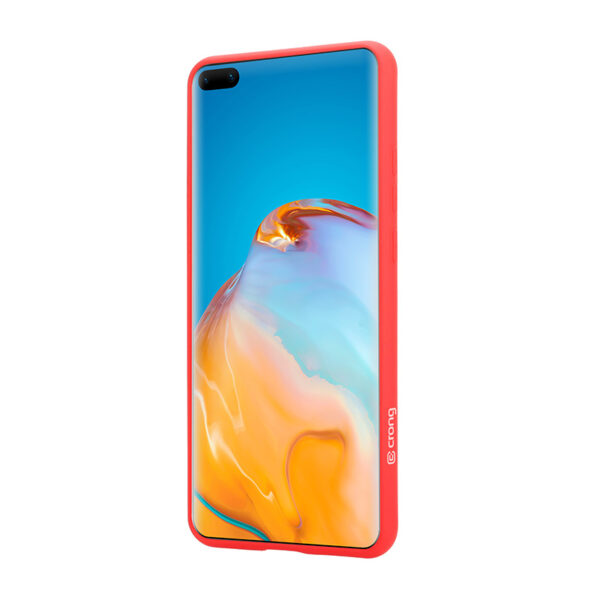 Crong Color Cover - Etui Huawei P40 Pro (czerwony) - obrazek 5