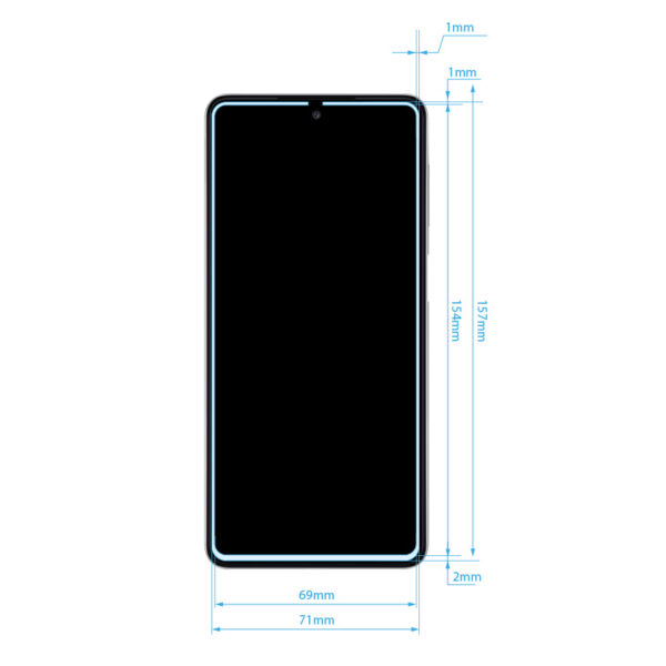 Crong 7D Nano Flexible Glass - Szkło hybrydowe 9H na cały ekran Samsung Galaxy M52 5G - obrazek 2