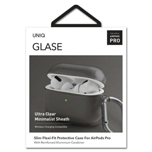 UNIQ Glase - Etui Apple AirPods Pro (smoke) - obrazek 10