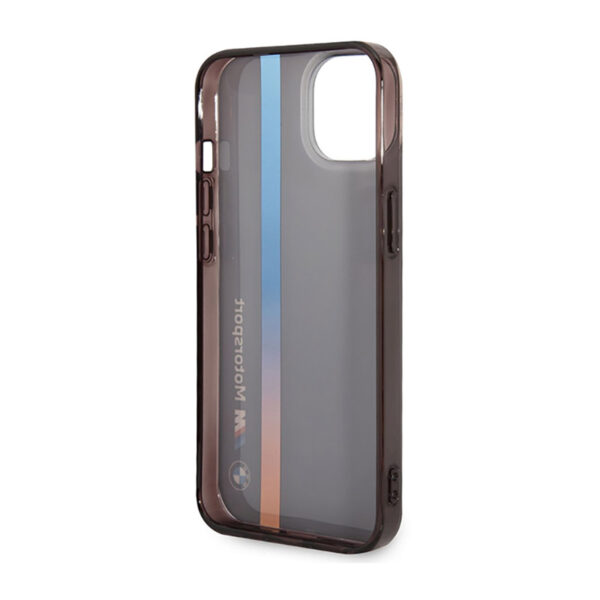 BMW Tricolor Stripe - Etui iPhone 14 (Czarny) - obrazek 7