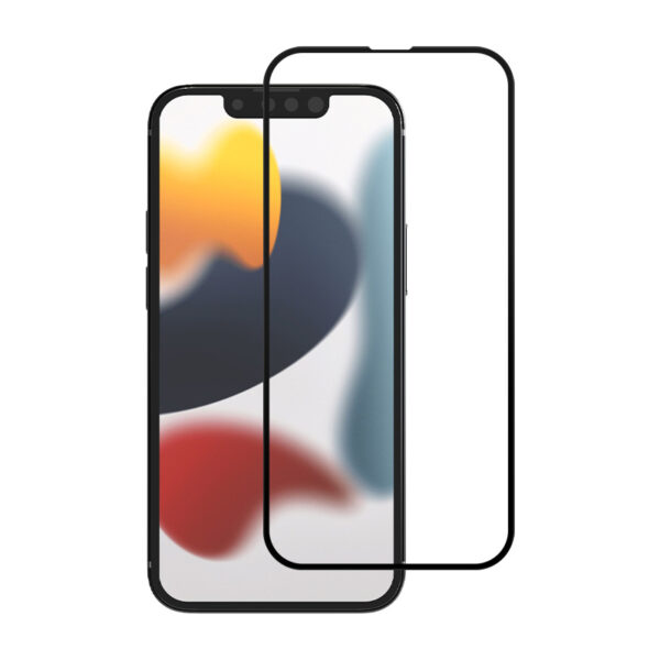 Crong 7D Nano Flexible Glass - Niepękające szkło hybrydowe 9H na cały ekran iPhone 13 mini - obrazek 3