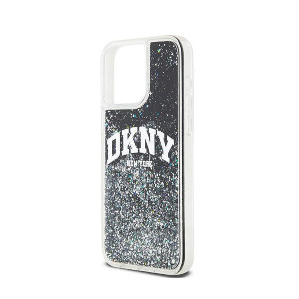 DKNY Liquid Glitter Big Logo - Etui iPhone 13 Pro Max (czarny) - obrazek 6