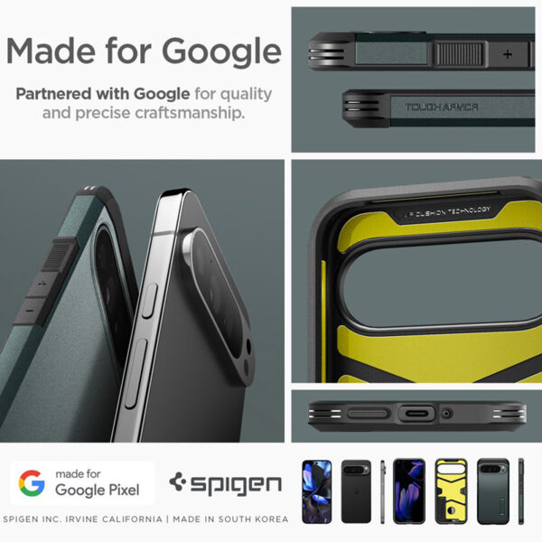 Spigen Tough Armor - Etui do Google Pixel 9 Pro XL (Abyss Green) - obrazek 14