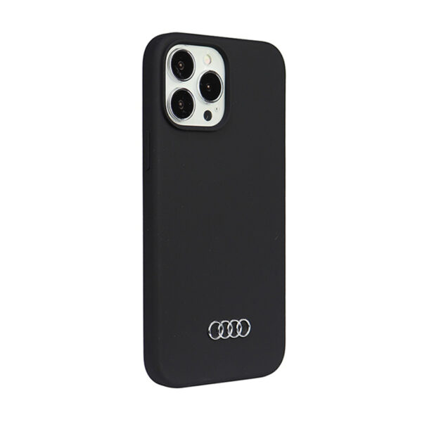 Audi Silicone Case - Etui iPhone 13 Pro Max (Czarny) - obrazek 2