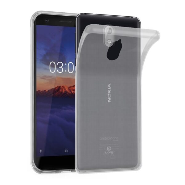 Crong Crystal Slim Cover - Etui Nokia 3.1 (przezroczysty) - obrazek 4