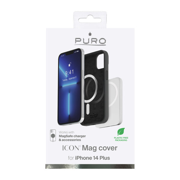 PURO ICON MAG - Etui iPhone 14 Plus MagSafe (Black) - obrazek 4