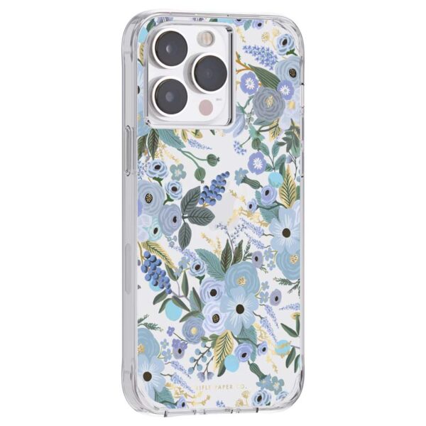 Rifle Paper Clear - Etui iPhone 14 Pro Max (Garden Party Blue) - obrazek 2